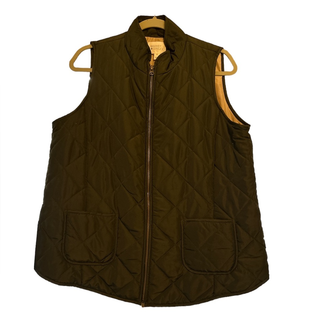 NWOT Market and Spruce size 1X olive green vest 🫒